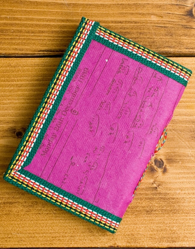 〈12.8cm×8.5cm〉インドの神様柄紙メモ帳 - やかん 2 - 裏側です