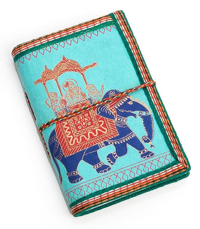〈12.8cm×8.5cm〉[アソート]インドの神様柄紙メモ帳 - マハラジャの写真1枚目です。全体写真ですメモ帳、ノート、神様