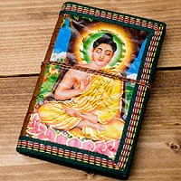 〈12.8cm×8.5cm〉インドの神様柄紙メモ帳 - ブッダの商品写真