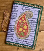 〈18cm×12cm〉インドの神様柄紙メモ帳 - ペイズリーの商品写真