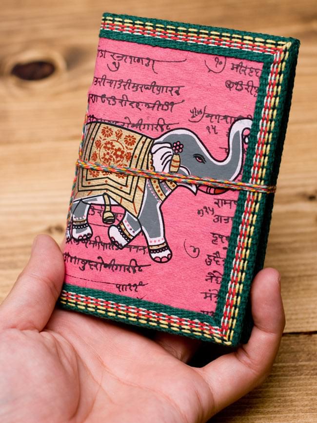 12.8cm×8.5cm〉インドの神様柄紙メモ帳 - ゾウ の通販 - TIRAKITA.COM