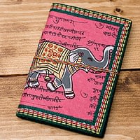 〈12.8cm×8.5cm〉インドの神様柄紙メモ帳 - ゾウの商品写真