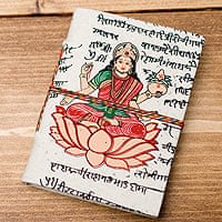 〈10cm×7.5cm〉インドの神様柄紙メモ帳 - ラクシュミの商品写真