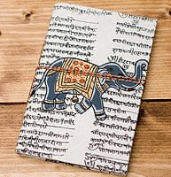 〈15cm×10cm〉インドの神様柄紙メモ帳 - 象の商品写真