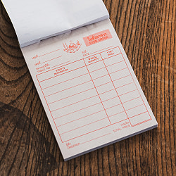 タイの注文票 メモ帳やTODOリストに！ オーダー表 - サブ4