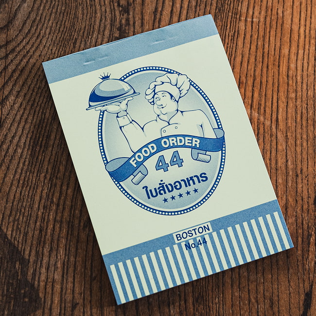タイの注文票 メモ帳やTODOリストに! オーダー表の選択用写真