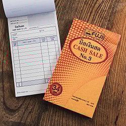 【8個セット】タイの注文票 メモ帳やTODOリストに！ オーダー表の写真