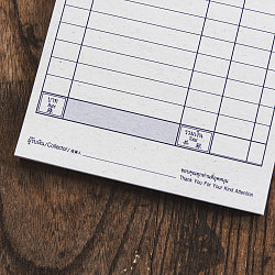 タイの注文票 メモ帳やTODOリストに！ オーダー表 - サブ5