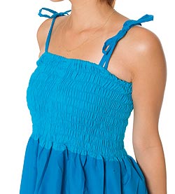 カッチ地方のトライバル刺繍 2WAYスカート - ターコイズ - サブ3