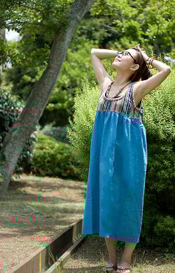 ネパールストライプ ワンピース  - サブ2