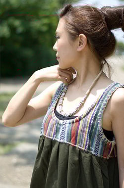 ネパールストライプ ワンピース  - サブ5