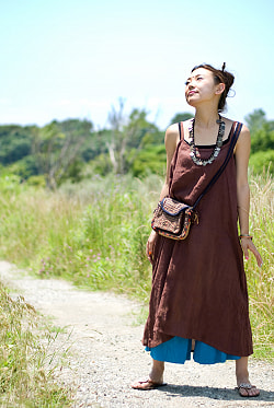 サラサラ素材のシンプルワンピース - サブ4