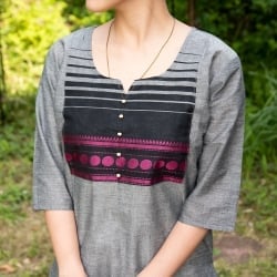 ヘザーグレーのボーダークルティ - サブ5