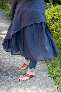 レイヤード エアリー ワンピース - サブ5