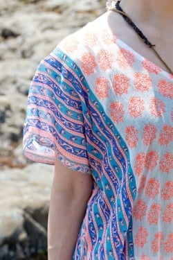 ウッドブロック風ロングチュニック - サブ5