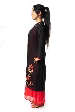 オーガンジーの刺繍ワンピース - サブ4