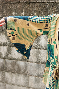 アンティークサリーのバタフライレイヤーカーディガン - サブ5