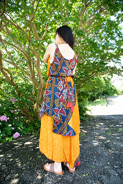 アンティークサリーのレイヤードドレス - サブ2