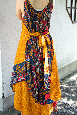 アンティークサリーのレイヤードドレス - サブ4