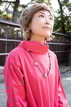 インド綿が肌に優しい タートルネックワンピース - サブ5