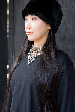 シンプルコットンのフィッシュテールワンピース - サブ3