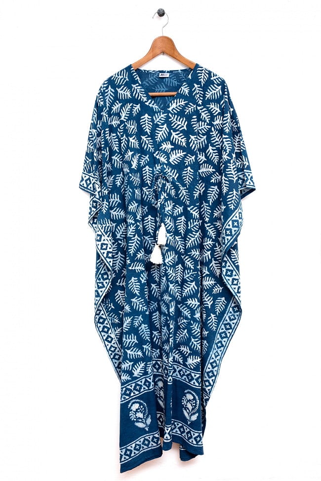 dosa ラジャスタンドレス　インディゴ　藍染め　　カディコットン dosa ドーサ rajasthani dress | マドリガル公式サイト