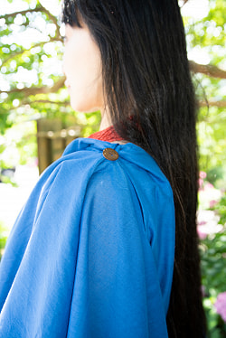 薄手で軽やかに 何通りも楽しめるライトコットンレイヤードワンピース - サブ4