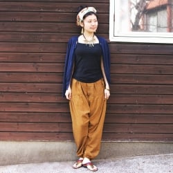 シンプルアフガンパンツ - サブ2