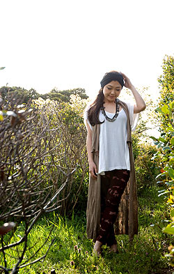 フィット感抜群で動きやすい！タイダイスリムパンツ - サブ2