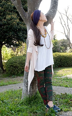 フィット感抜群で動きやすい！タイダイスリムパンツ - サブ5