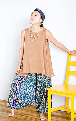 オールドサリーの2WAYモモンガパンツ - サブ4