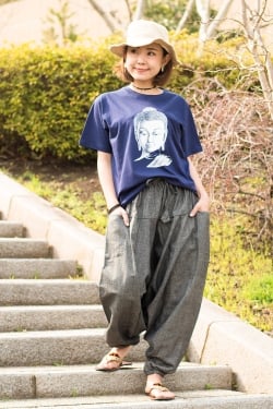 しっかりコットンのアラジンパンツ - サブ4