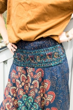 マンダラプリントのアラジンパンツ - サブ2