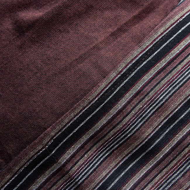 ハーフストライプのコットンワイドパンツの選択用写真