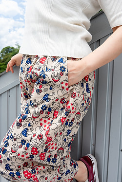 個性的なきのこパンツ！マッシュルームのテーパードパンツ - サブ2