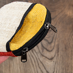 ヘンプの大きめまんまるコインケース・ポーツ - サブ3