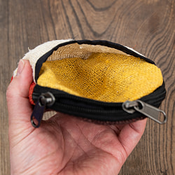 ヘンプの大きめまんまるコインケース・ポーツ - サブ4