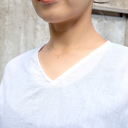 柔らかい素材が優しく肌を包む　シンプルコットンシャツ - サブ4