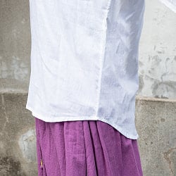 柔らかい素材が優しく肌を包む　シンプルコットンシャツ - サブ5