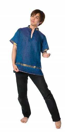 ユニセックスデザインが嬉しい！オールドサリーの半袖プルオーバーシャツ - サブ5