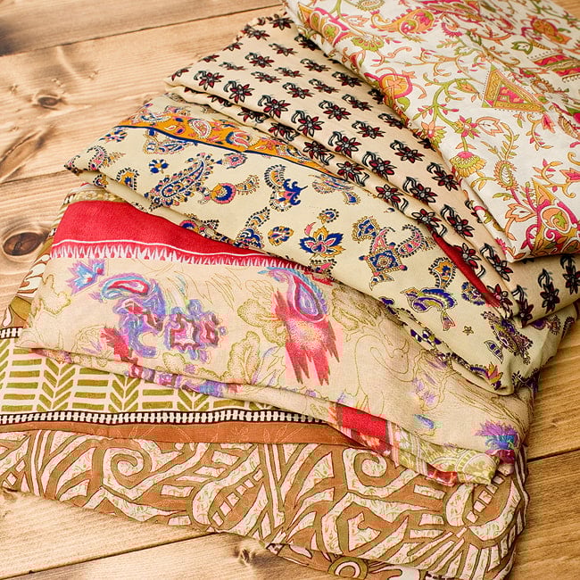 アンティークサリーのベルスリーブラップシャツの選択用写真