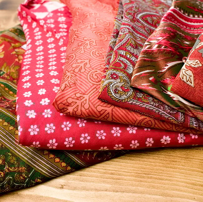 アンティークサリーのベルスリーブラップシャツの選択用写真