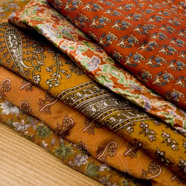 アンティークサリーのベルスリーブラップシャツの選択用写真