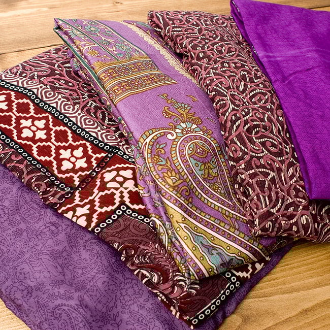 アンティークサリーのベルスリーブラップシャツの選択用写真