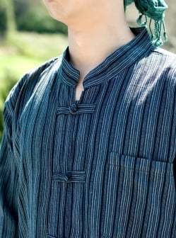 長袖ストライプクルタ - サブ5