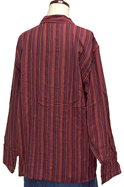 長袖紐ボタンクルタの商品写真 2枚目