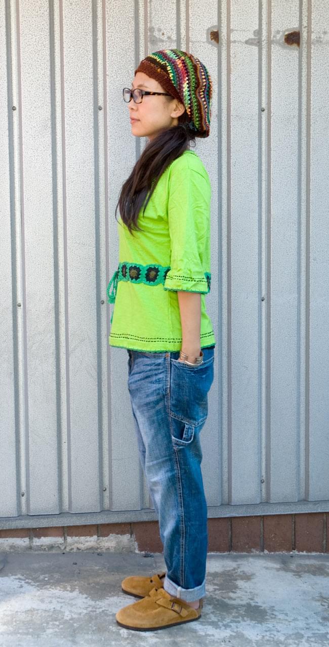 ベルト風刺繍ハーフスリーブtシャツ 黄緑 の通販 Tirakita Com ベルト風刺繍ハーフスリーブtシャツ 黄緑 の通販 Tirakita Com