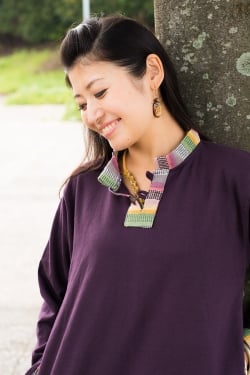 裏起毛が嬉しい！ゲリのクルタ風トレーナー - サブ2