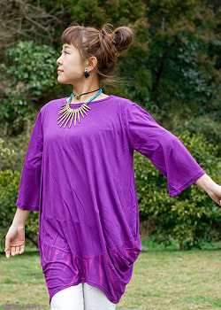 タイダイバルーンのストレッチTシャツ - サブ2