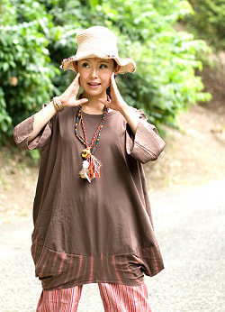 タイダイバルーンのストレッチTシャツ - サブ4